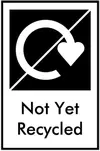 Not Yet Recycled Packaging Symbol
